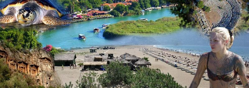 Marmaris Dalyan Caunos Boat Trip